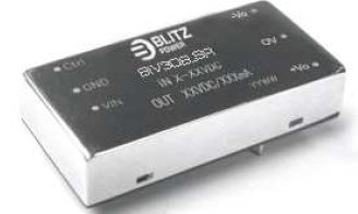 BIV30B-2415SR, 30 Вт стабилизированные изолированные управляемые DC/DC преобразователи, диапазон входного напряжения 2:1